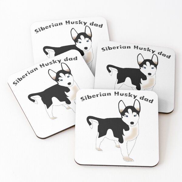 Item preview,   Siberian husky dad shirts, siberian husky dad masks, Siberian husky dad clothes, Siberian husky dad hats, Siberian husky dsd packback   designed and sold by Poussyarts.
