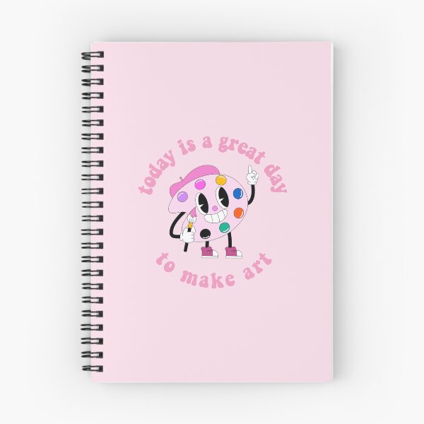 Item preview, Today Is A Great Day To Make Art Cartoon Palette Pink designed and sold by everything4eva.