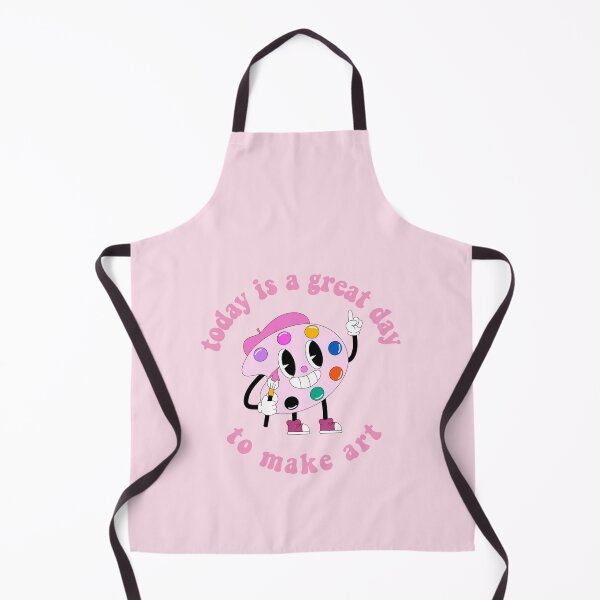 Item preview, Today Is A Great Day To Make Art Cartoon Palette Pink designed and sold by everything4eva.