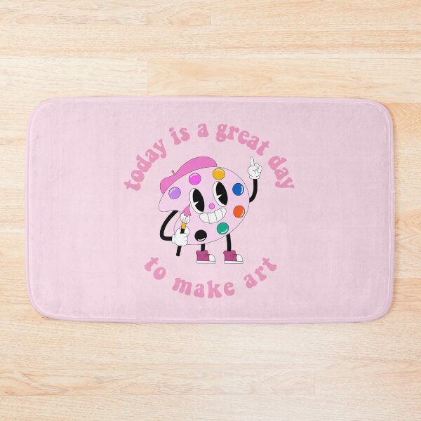 Item preview, Today Is A Great Day To Make Art Cartoon Palette Pink designed and sold by everything4eva.