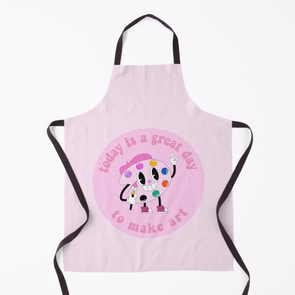Item preview, Today Is A Great Day To Make Art Cartoon Palette Pink designed and sold by everything4eva.