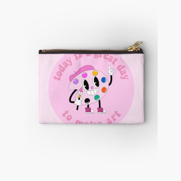 Item preview, Today Is A Great Day To Make Art Cartoon Palette Pink designed and sold by everything4eva.