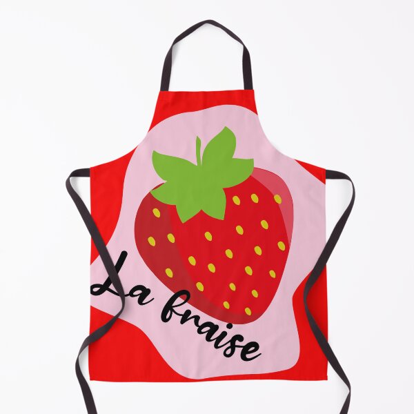 Item preview, La fraise kawaii pink strawberry work of art cute red berry designed and sold by Novel-ty.