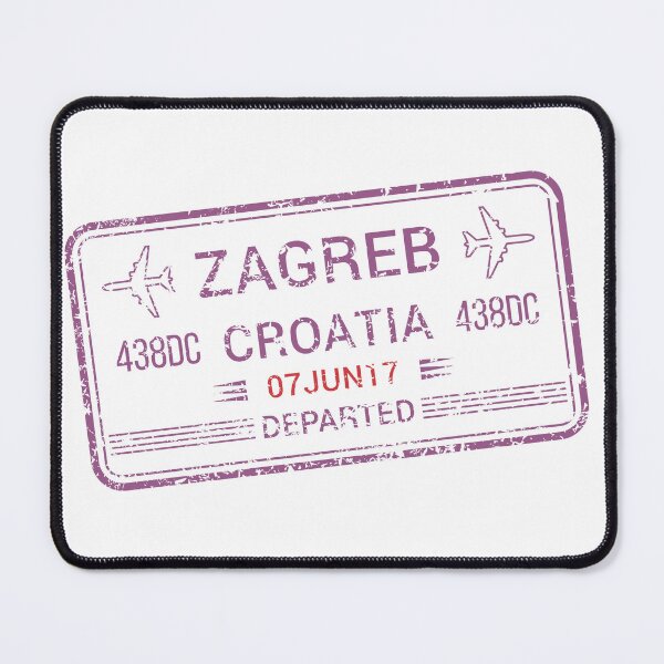 Item preview, Zagreb Airport Stamp designed and sold by royumi.