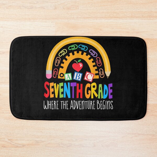 Item preview, 7th Grade Teacher Back To School Where The Adventure Begins  designed and sold by aumarian.