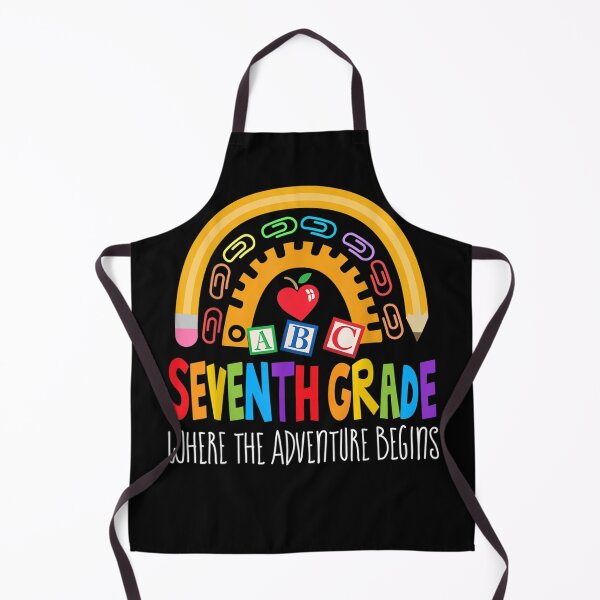 Item preview, 7th Grade Teacher Back To School Where The Adventure Begins  designed and sold by aumarian.