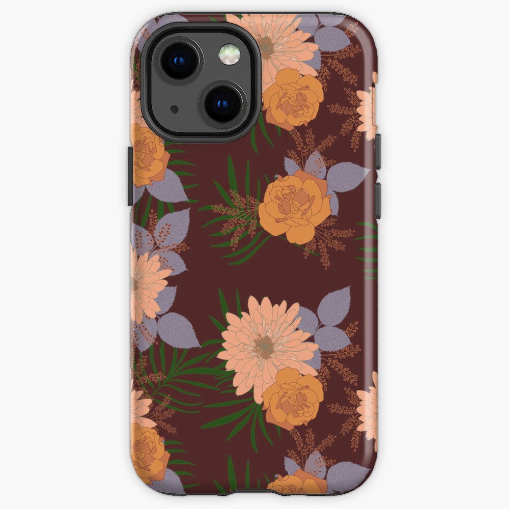 Case-Mate Tough Prints Case for Apple iPhone 13 Mini - Retro Flowers