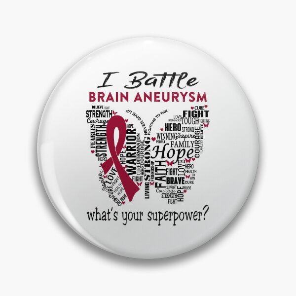 Item preview, Brain Aneurysm Warrior - I Battle Brain Aneurysm What is your Superpower? designed and sold by KirstybShop.