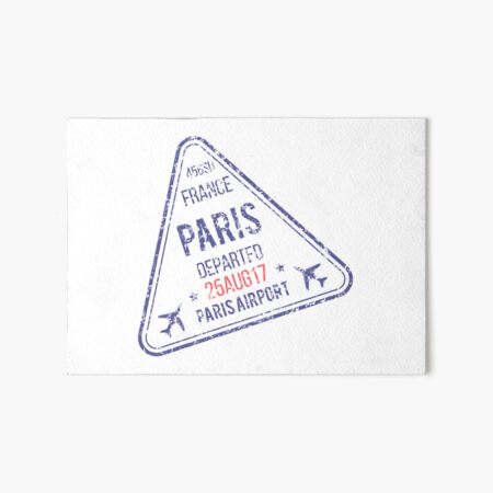 Paris Postal Stamp with Eiffel Tower - By Kiradlynn Designs AI | Poster