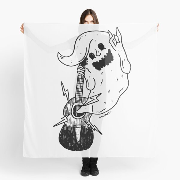 Ghost Guitar Scarf