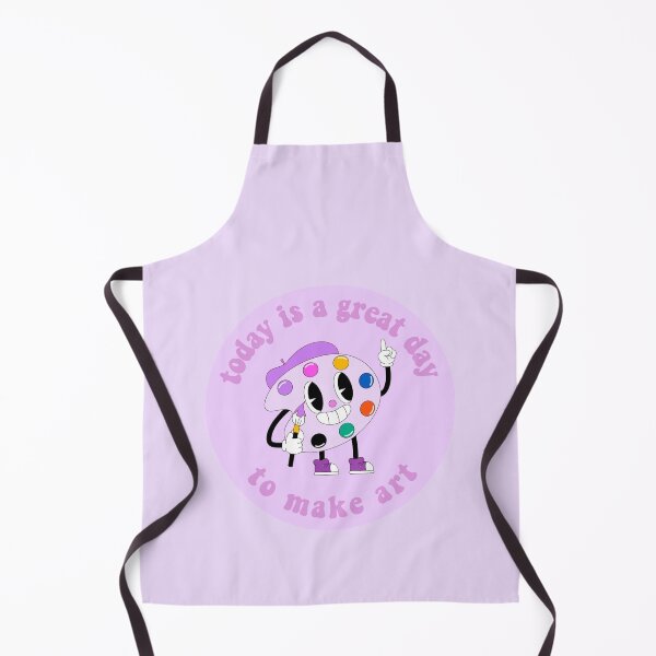 Item preview, Today Is A Great Day To Make Art Cartoon Palette Purple designed and sold by everything4eva.