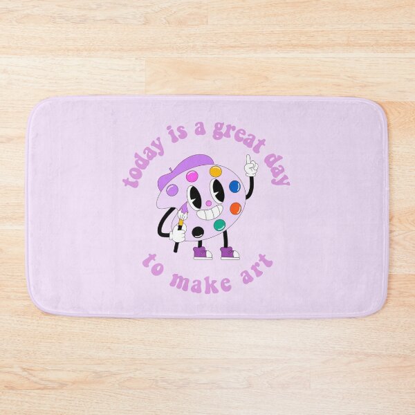 Item preview, Today Is A Great Day To Make Art Cartoon Palette Purple designed and sold by everything4eva.