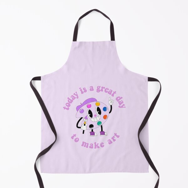 Item preview, Today Is A Great Day To Make Art Cartoon Palette Purple designed and sold by everything4eva.