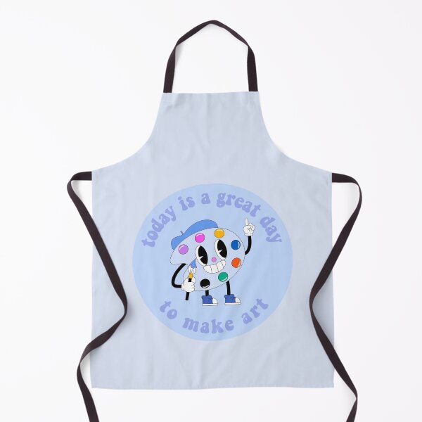 Item preview, Today Is A Great Day To Make Art Cartoon Palette Blue designed and sold by everything4eva.