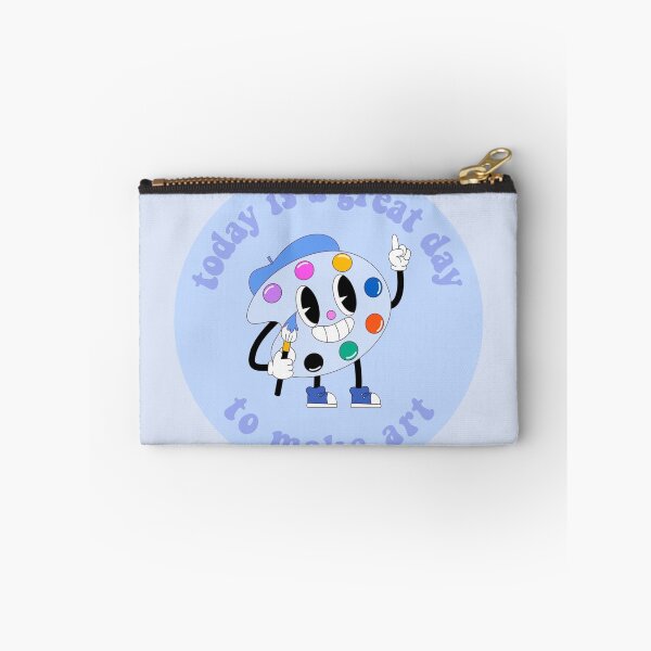 Item preview, Today Is A Great Day To Make Art Cartoon Palette Blue designed and sold by everything4eva.