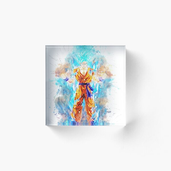 Blue Goku - Bragon Ball Z Acrylic Block