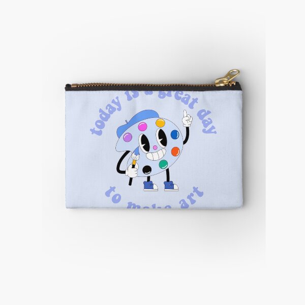 Item preview, Today Is A Great Day To Make Art Cartoon Palette Blue designed and sold by everything4eva.
