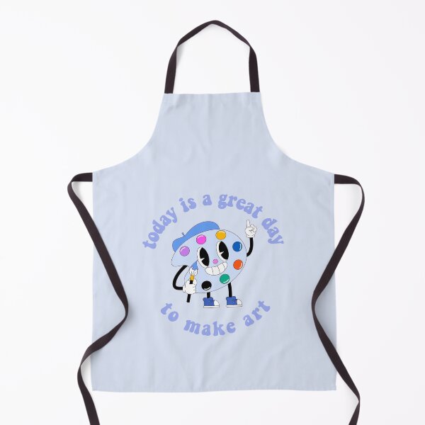 Item preview, Today Is A Great Day To Make Art Cartoon Palette Blue designed and sold by everything4eva.