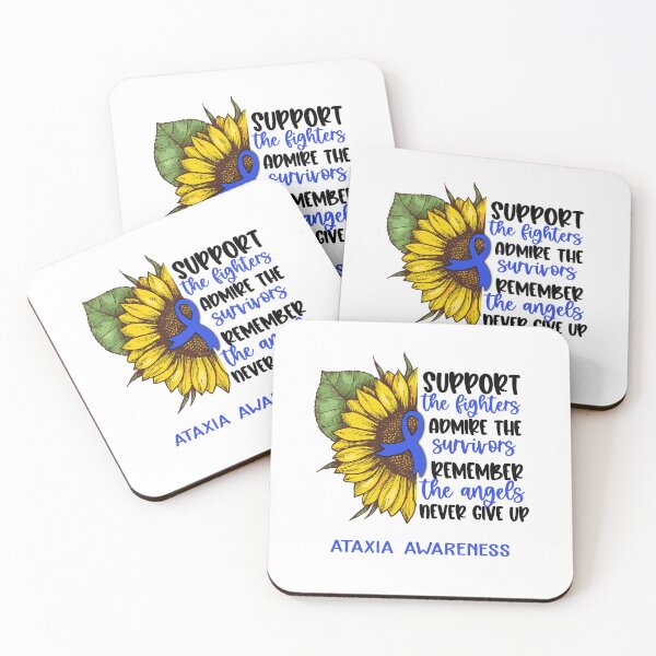 Item preview, Ataxia Awareness - Support the Fighters Admire the Survivors Remember the Angels Never Give Up designed and sold by whlrcheryl.