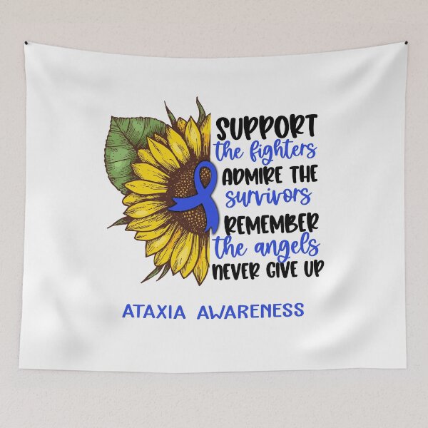 Item preview, Ataxia Awareness - Support the Fighters Admire the Survivors Remember the Angels Never Give Up designed and sold by whlrcheryl.