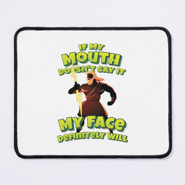 Item preview, If My Mouth Doesn't Say It My Face Definitely Will Zeus Greek God designed and sold by QueensNewYork.