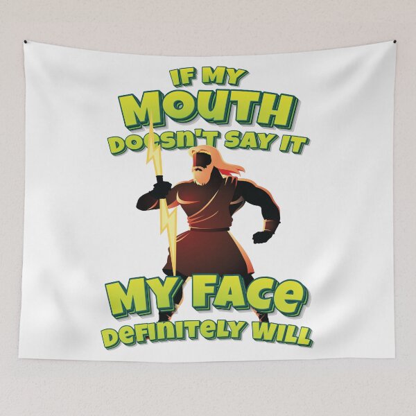 Item preview, If My Mouth Doesn't Say It My Face Definitely Will Zeus Greek God designed and sold by QueensNewYork.