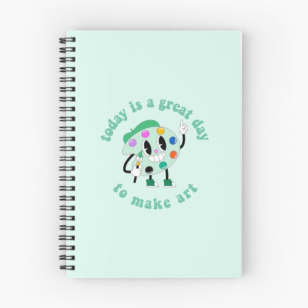 Item preview, Today Is A Great Day To Make Art Cartoon Palette Green designed and sold by everything4eva.