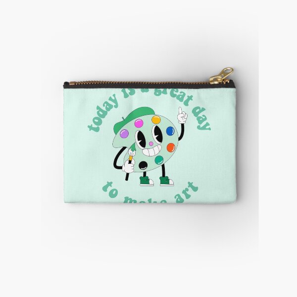 Item preview, Today Is A Great Day To Make Art Cartoon Palette Green designed and sold by everything4eva.