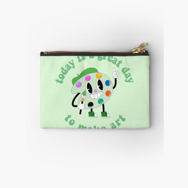 Item preview, Today Is A Great Day To Make Art Cartoon Palette Green designed and sold by everything4eva.