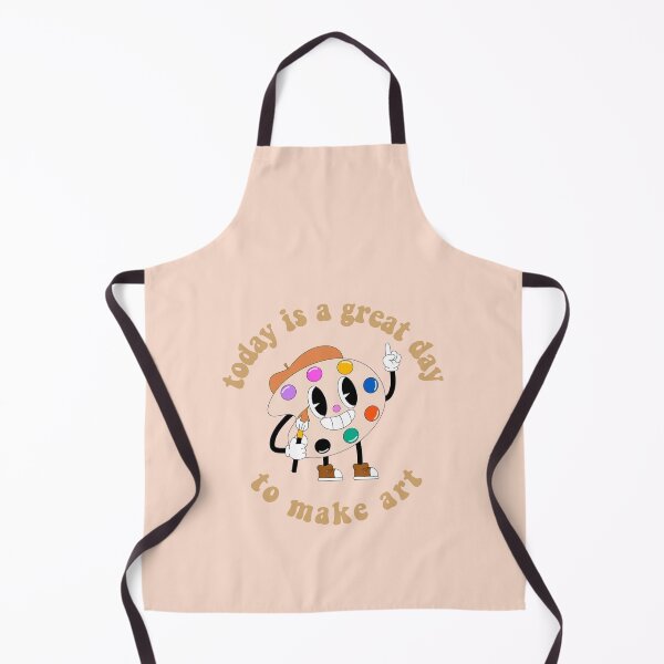 Item preview, Today Is A Great Day To Make Art Cartoon Palette Orange designed and sold by everything4eva.