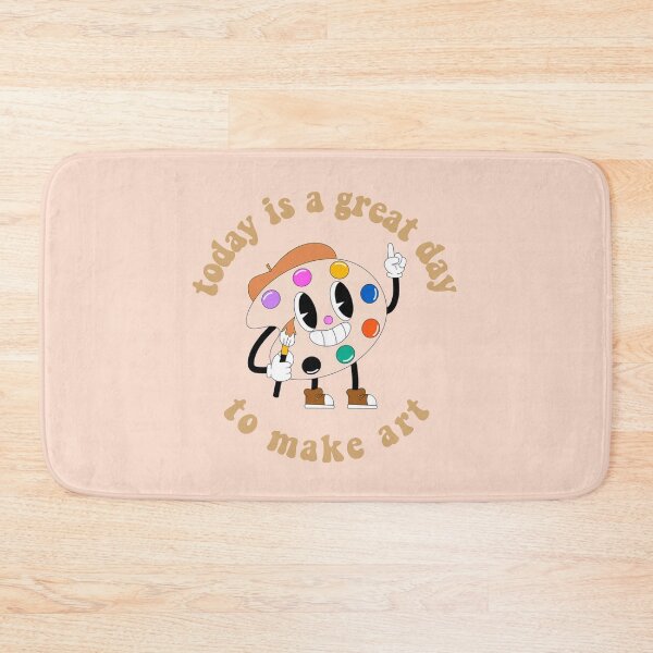 Item preview, Today Is A Great Day To Make Art Cartoon Palette Orange designed and sold by everything4eva.