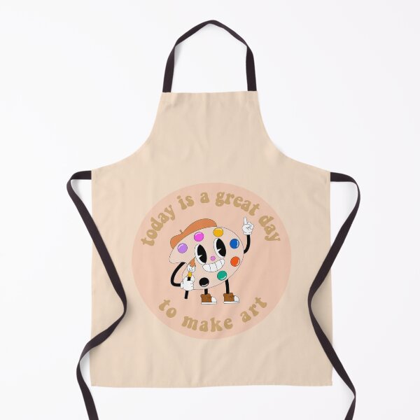 Item preview, Today Is A Great Day To Make Art Cartoon Palette Orange designed and sold by everything4eva.