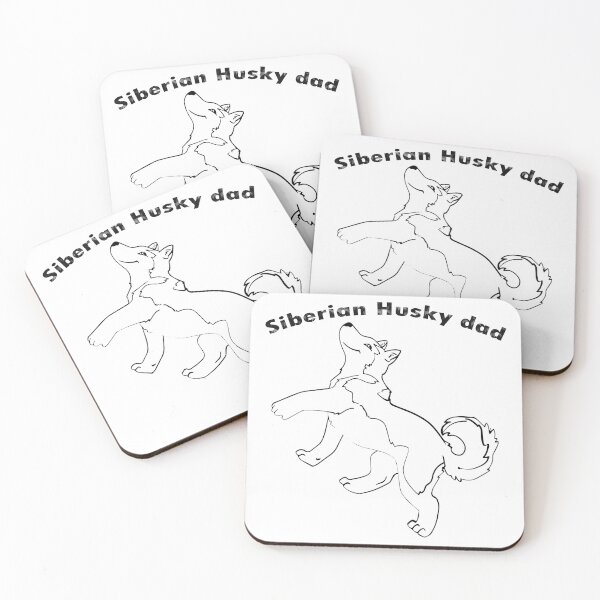 Item preview,  Siberian husky dad shirts, siberian husky dad masks, Siberian husky dad clothes, Siberian husky dad hats, Siberian husky dsd packback   designed and sold by Poussyarts.