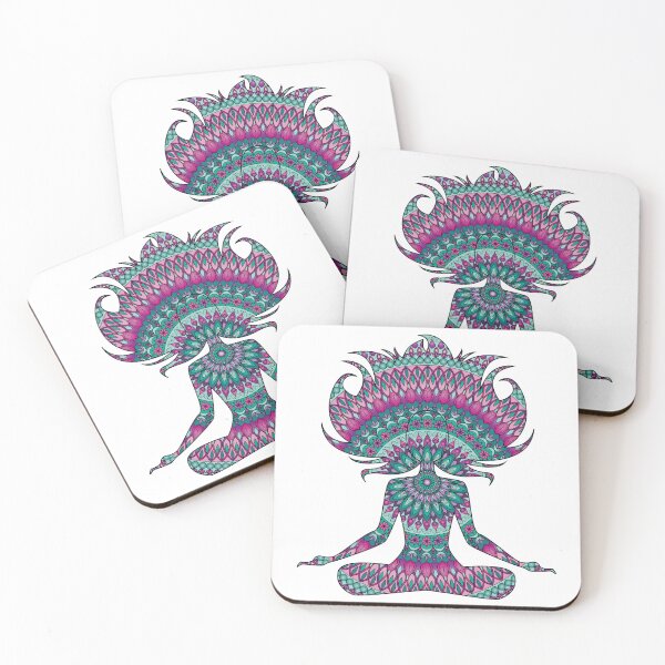 Item preview, Mandala Inspired Design in Colors #12 designed and sold by ZenDrawings.