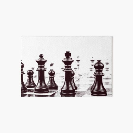 Chess Games Art Board Print for Sale by Utopipia