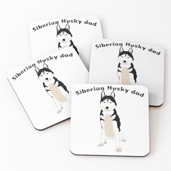 Item preview,  Siberian husky dad shirts, siberian husky dad masks, Siberian husky dad clothes, Siberian husky dad hats, Siberian husky dsd packback   designed and sold by Poussyarts.