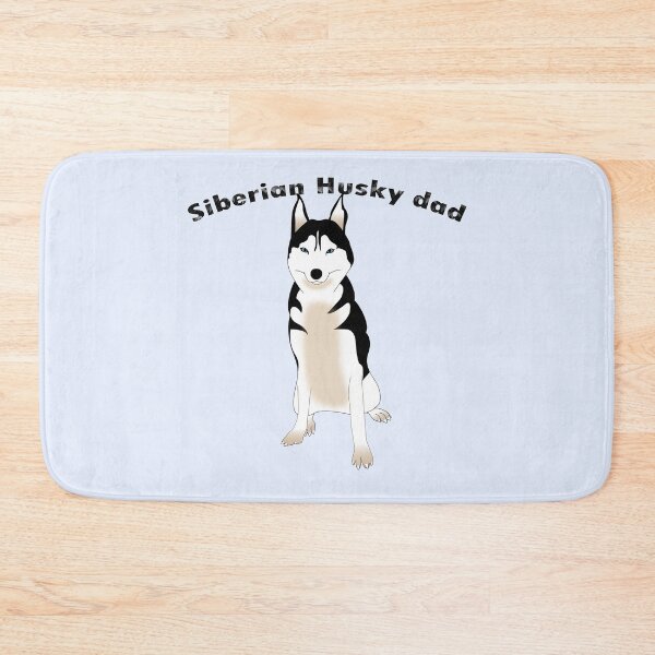 Item preview,  Siberian husky dad shirts, siberian husky dad masks, Siberian husky dad clothes, Siberian husky dad hats, Siberian husky dsd packback   designed and sold by Poussyarts.