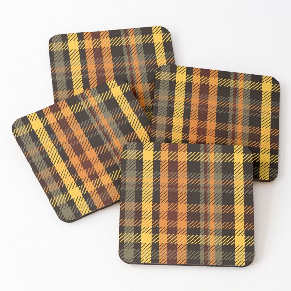 Item preview, Plaid Twill Orange Yellow  designed and sold by ChantalDesign.