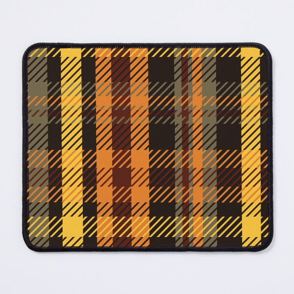 Item preview, Plaid Twill Orange Yellow designed and sold by ChantalDesign.