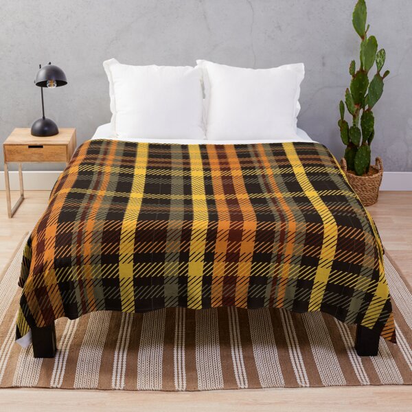 Item preview, Plaid Twill Orange Yellow designed and sold by ChantalDesign.