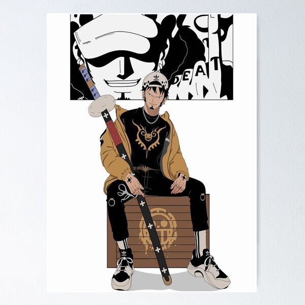 One Piece - Poster Wanted Trafalgar Law (52 X 35 Cm) - Produits Geek divers  - LDLC