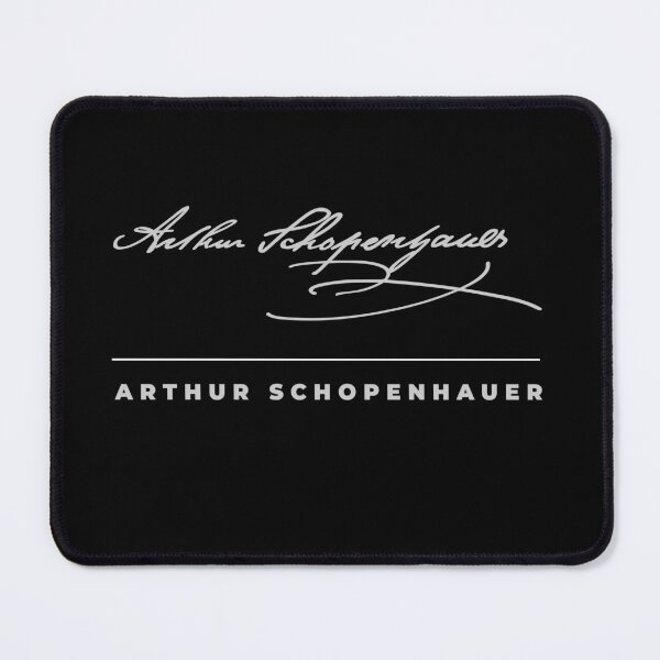 Item preview, Arthur Schopenhauer signature t-shirt designed and sold by CMYKStudio.