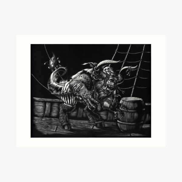 Pirate Beast Art Print