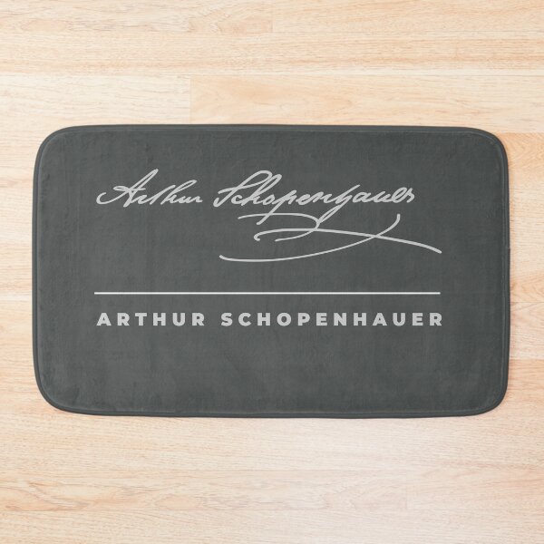 Item preview, Arthur Schopenhauer signature t-shirt designed and sold by CMYKStudio.