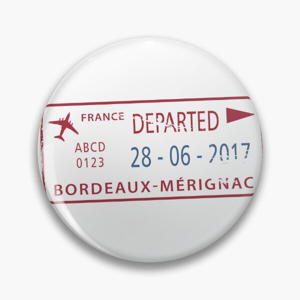 Item preview, Bordeaux-Merignac Airport Stamp designed and sold by royumi.