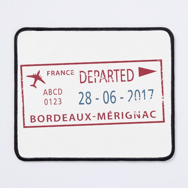 Item preview, Bordeaux-Merignac Airport Stamp designed and sold by royumi.