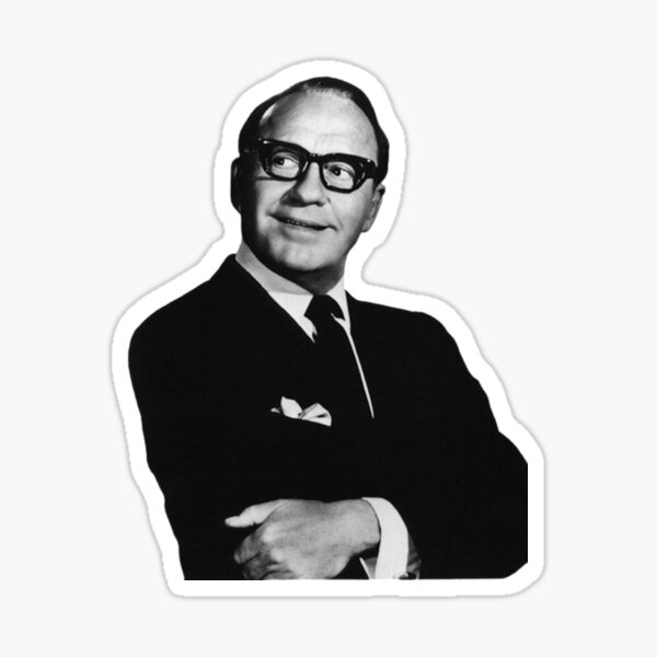 “Jack Benny Comedian” Sticker for Sale by davetimberwolf | Redbubble