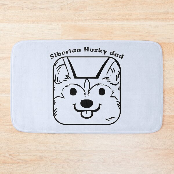 Item preview,   Siberian husky dad shirts, siberian husky dad masks, Siberian husky dad clothes, Siberian husky dad hats, Siberian husky dsd packback   designed and sold by Poussyarts.
