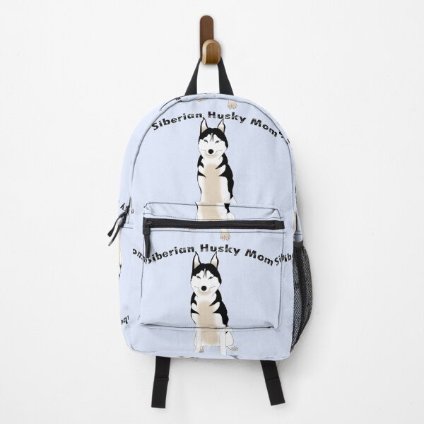 Item preview, Siberian husky Mom shirts, siberian husky Mom masks, Siberian husky mom dress, Siberian husky mom hats, Siberian husky mom packback designed and sold by Poussyarts.