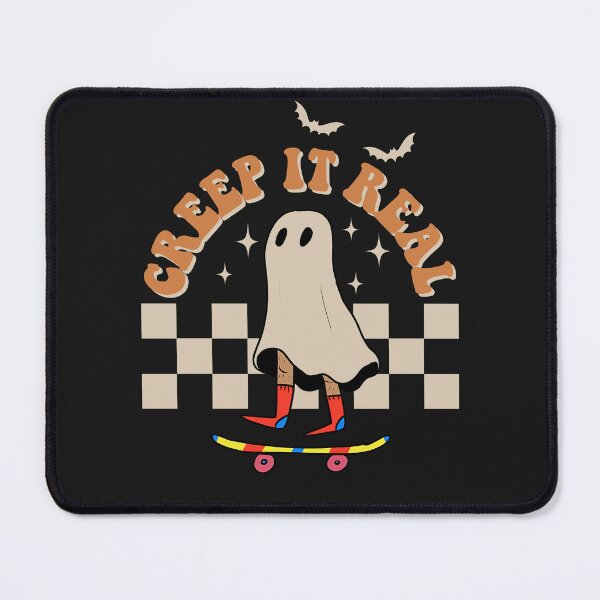 Item preview, Creep It Real Ghost Vintage Skateboarding Ghost Halloween designed and sold by TaraxDoolittle.